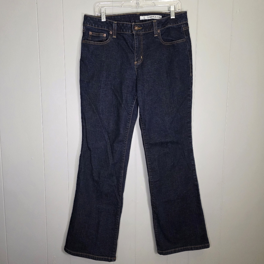 DKNY Jeans Blue Mid Rise Bootcut Jeans Size 14